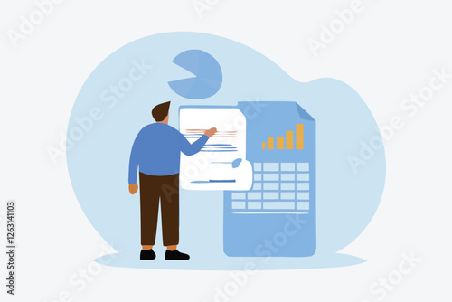  Vector illustration. Control systems ensure efficient and precise management processes in various industries The computer lab metaphor inspires creativity and exploration in engineering Vector illust