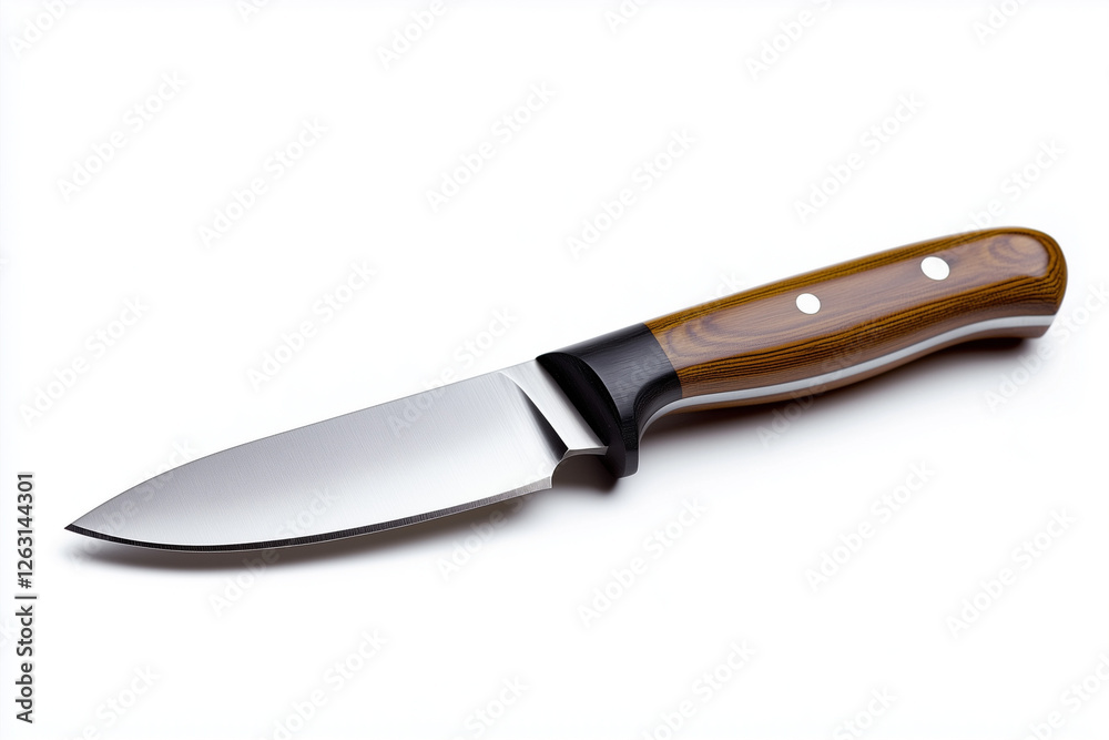 Selective focus kitchen knife isolated on white background, Stainless steel sharp knife for cooking on white background. Selective focus kitchen knife isolated on white background, Stainless steel sharp knife for cooking on white background.