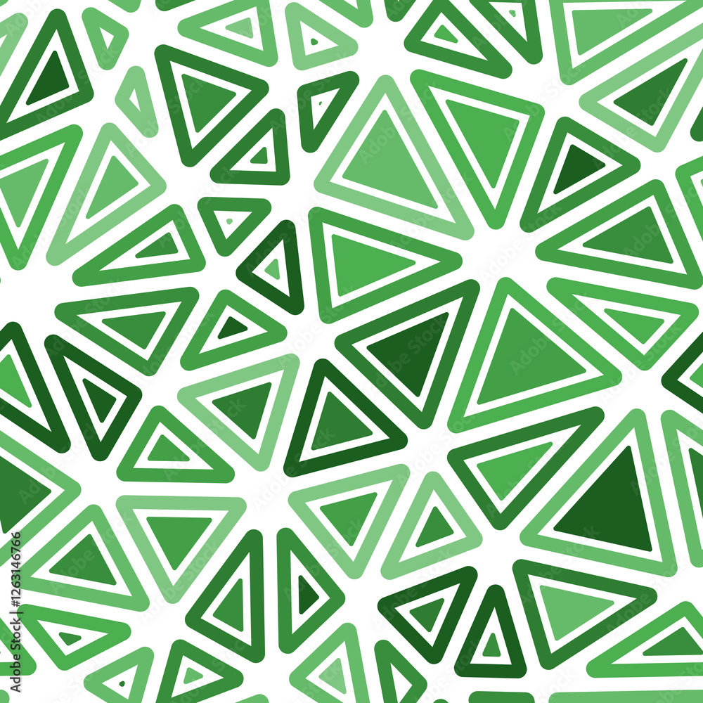 Vector seamless pattern. Rounded solid shapes in frames. Large triangles size. Monotone colored style. Repeatable pattern. Stylish vector tiles. Seamless vector illustration. Vector seamless pattern. Rounded solid shapes in frames. Large triangles size. Monotone colored style. Repeatable pattern. Stylish vector tiles. Seamless vector illustration.