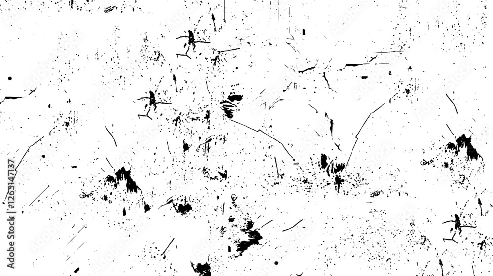 Fototapeta premium particles of charcoal, abstract grainy texture isolated on white background.