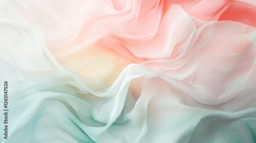 Fototapeta premium Pastel Abstract Background with Soft Glowing Hues UBerrygami Fb Cfg Bcegc - Gigapixel Standard V - X