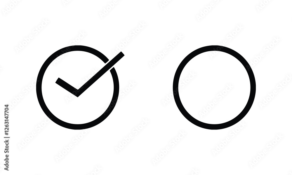 checkmark, checkbox, checklist, tick icon vector set checkmark, checkbox, checklist, tick icon vector set