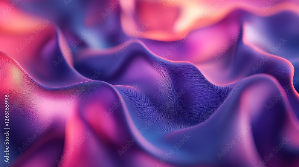 Obraz premium Luxurious Satin Fabric Folds with Rich Sheen