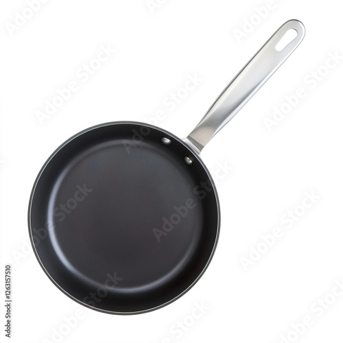 Wallpaper Mural Nonstick Cooking Pan with Stainless Steel Handle and Sleek Design, Coffee and Food Equipment Concept. Torontodigital.ca