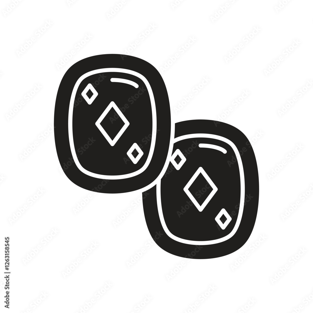 Poker Cards icon vector stock illustration Poker Cards icon vector stock illustration