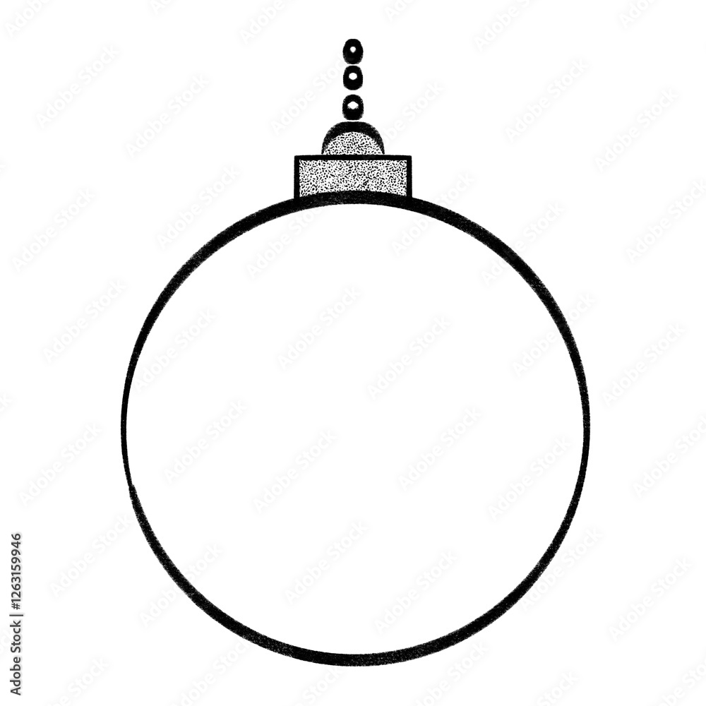 Fototapeta premium Ornament Shape Hand drawn Doodle.