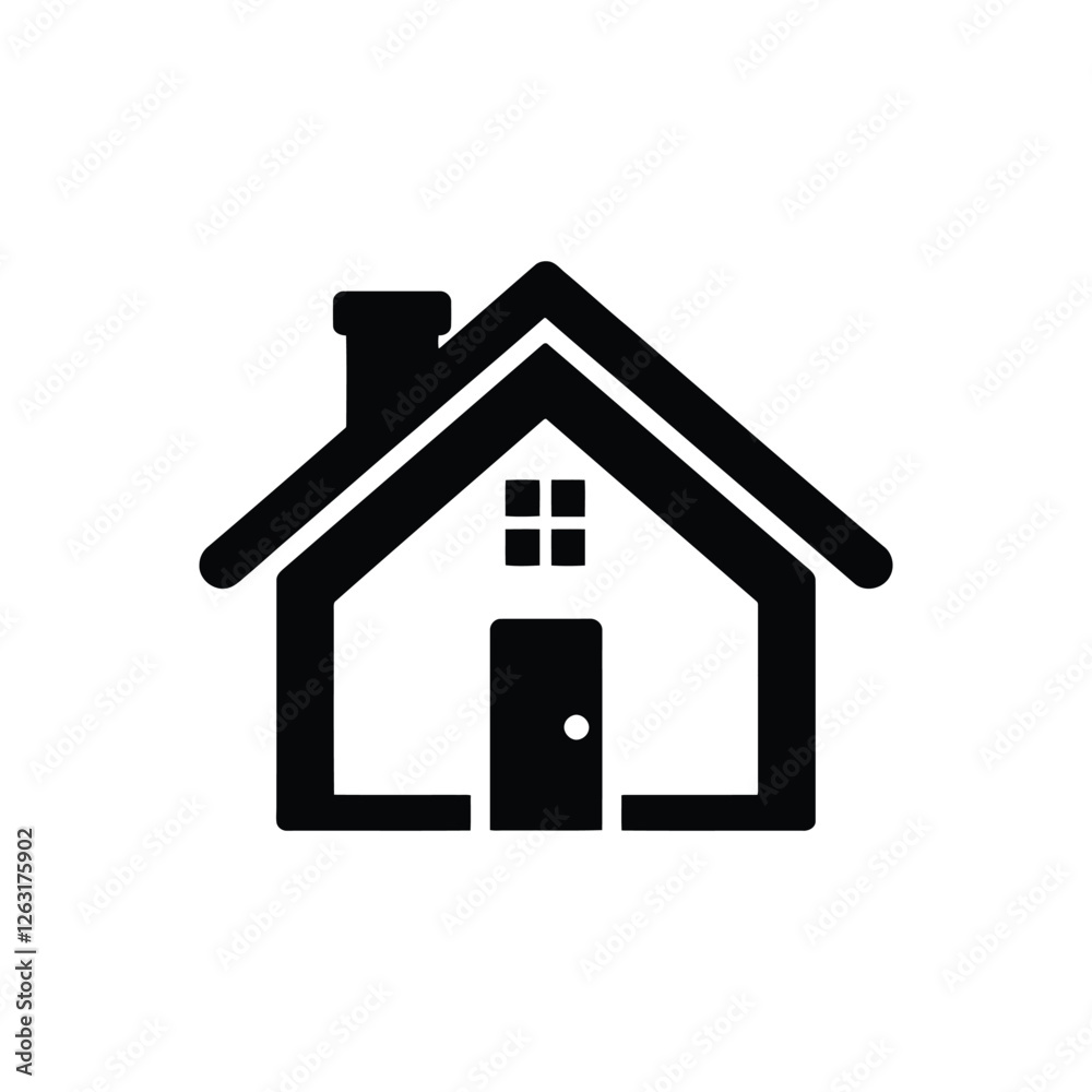 home icon vector sign on white background home icon vector sign on white background