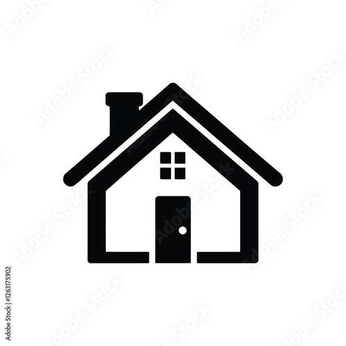 home icon vector sign on white background