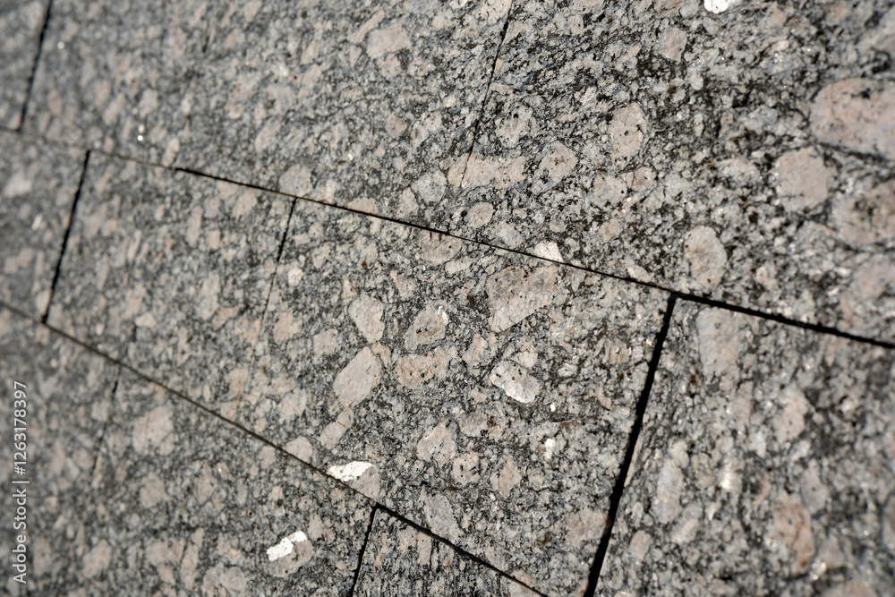 Fototapeta premium Detailed view of textured stone surface showcasing natural patterns