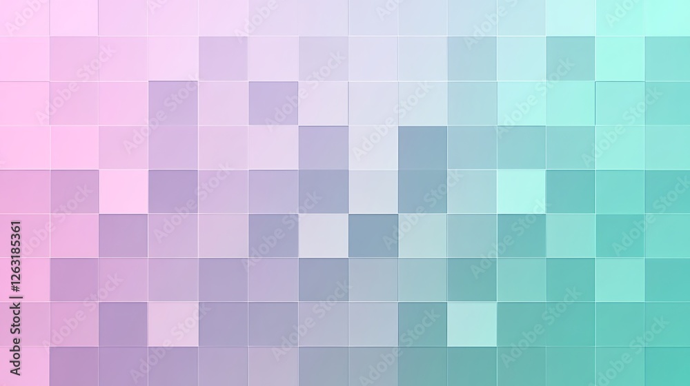 Abstract Pastel Square Gradient Mosaic Pattern Abstract Pastel Square Gradient Mosaic Pattern