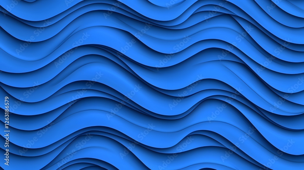 Fototapeta premium Blue Wavy Texture Background for Design and Creative Projects