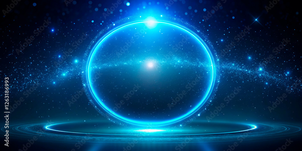 Obraz premium abstract blue background