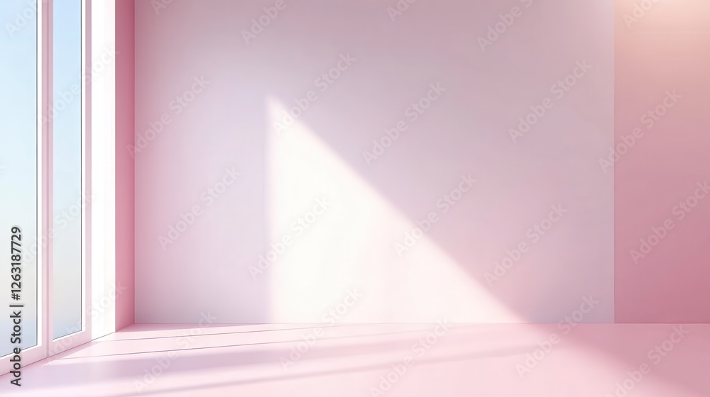 Minimal Pastel Background With Soft Pink Highlights Minimal Pastel Background With Soft Pink Highlights