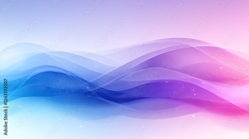 Fototapeta premium Abstract Blue Purple Wave Background Design