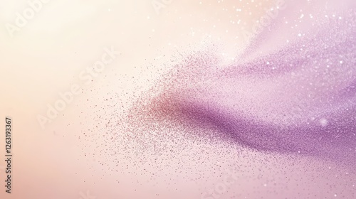 Abstract Pink Purple Bronze Glitter Explosion