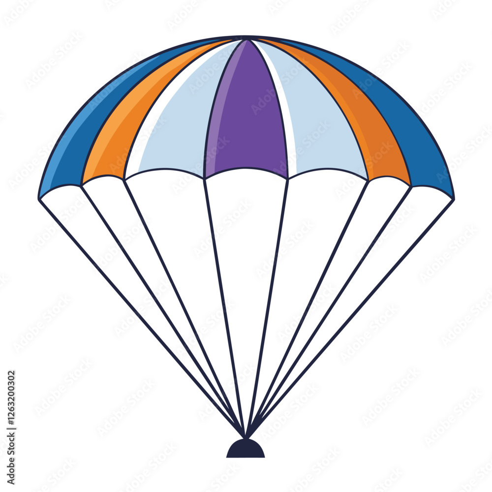 Fototapeta premium parachute vector