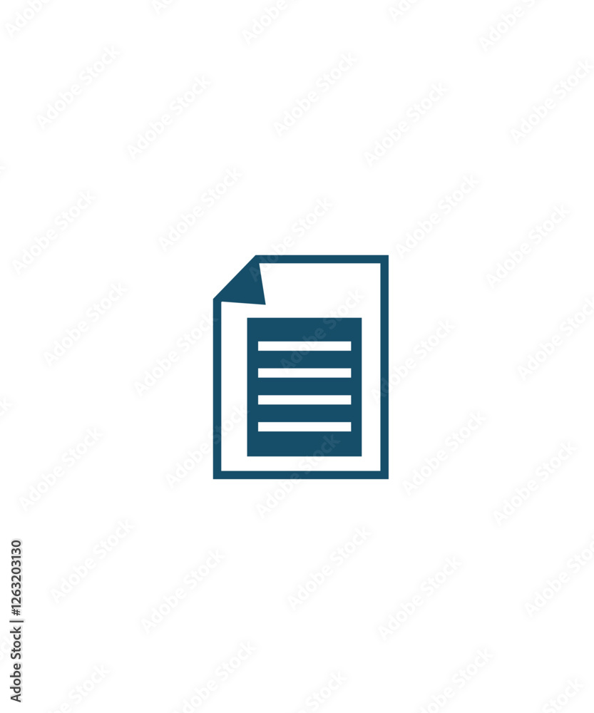 document logo design vector silhouette illustration, blue single document logo, Education logo icon, Vector illustration document logo design vector silhouette illustration, blue single document logo, Education logo icon, Vector illustration