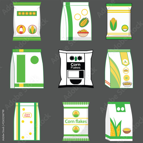 Various Corn Flakes Packaging Designs