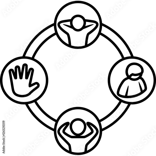 Procrastination cycle Icon