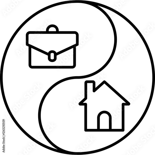 Work life balance Icon