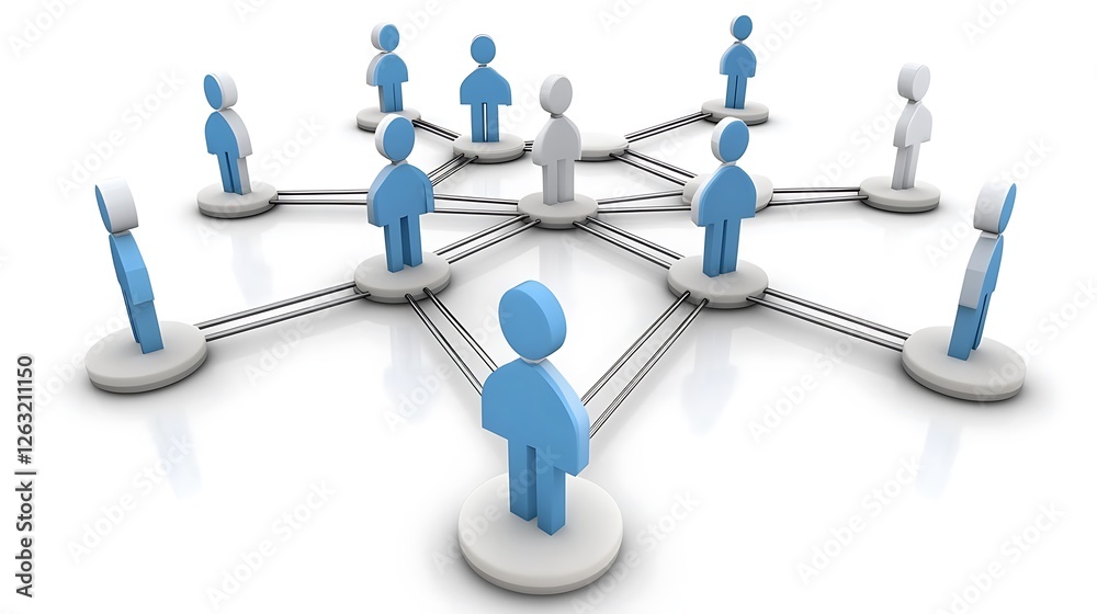 Network of interconnected people, symbolizing teamwork, collaboration, and communication. Network of interconnected people, symbolizing teamwork, collaboration, and communication.