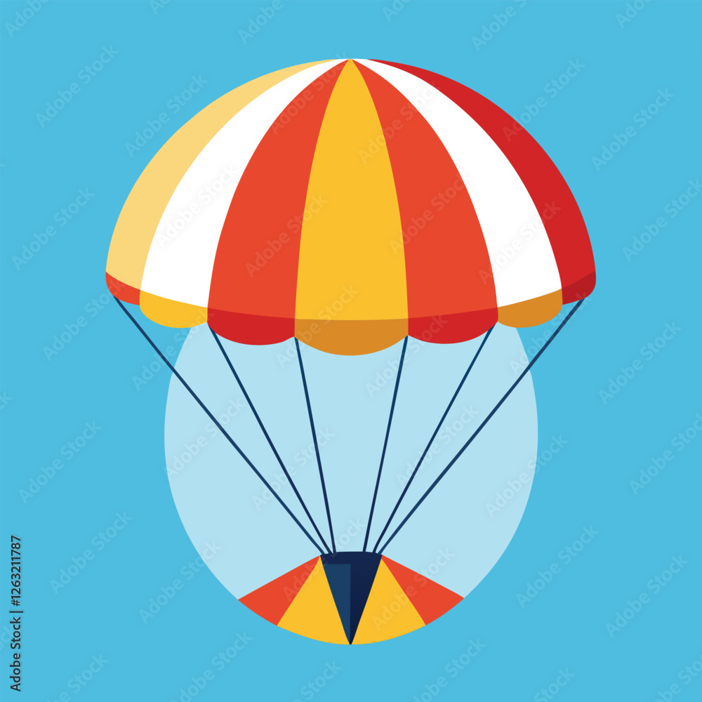 Obraz premium parachute vector