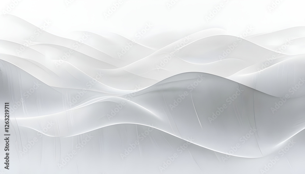 abstract background with white lines, Minimalist Digital Artwork of Soft Gray White Waves abstract background with white lines, Minimalist Digital Artwork of Soft Gray White Waves