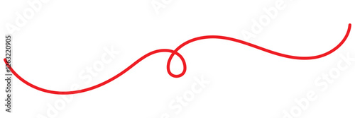 Insane messy line. Complicated clew way. Tangled scribble vector path. Vector illustration.