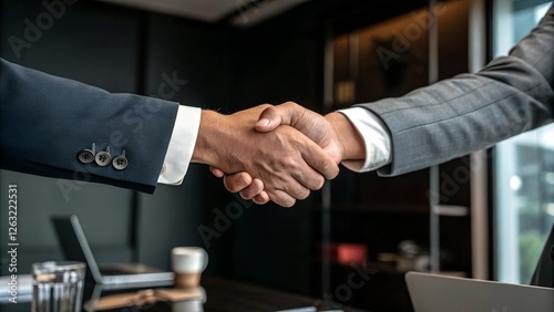 Businessmen Shaking Hands – Professional Handshake Agreement