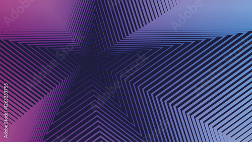 Bright blue purple abstract neon arrows tech sci-fi abstract background