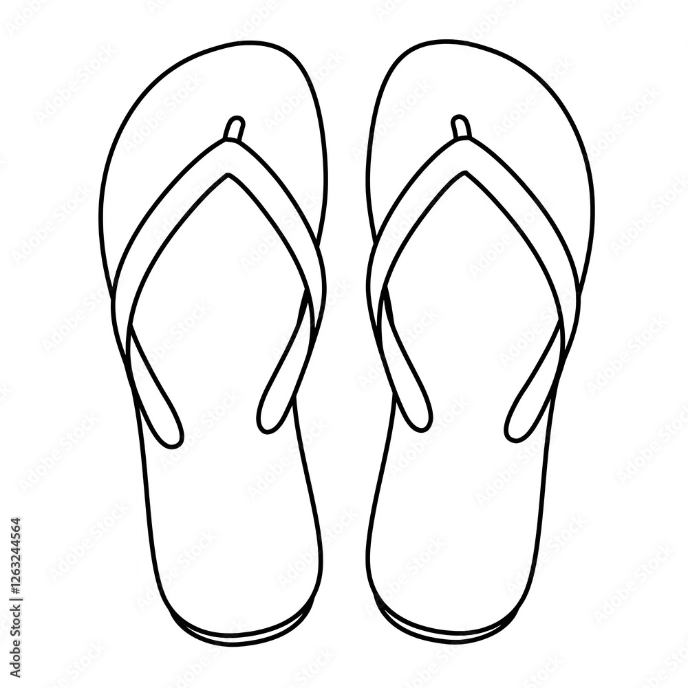 flip flops sketch flip flops sketch