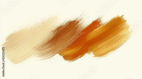 Four Shades of Brown Strokes Art Paint Texture Design