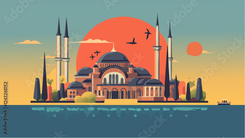 Istanbul’s Iconic Skyline at Dusk