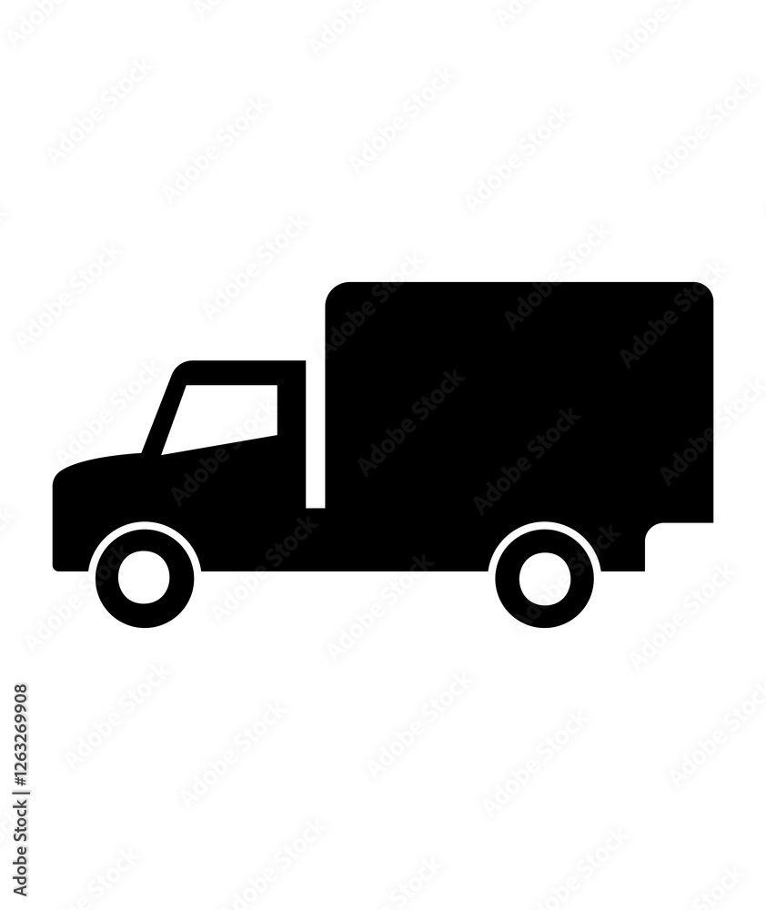 Truck clip art design on plain white transparent isolated background for card, shirt, hoodie, sweatshirt, apparel, tag, mug, icon, poster or badge Truck clip art design on plain white transparent isolated background for card, shirt, hoodie, sweatshirt, apparel, tag, mug, icon, poster or badge