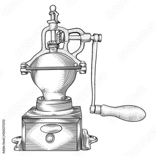 antique coffee grinder