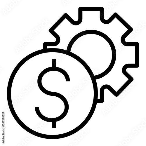 cost optimize vector icon