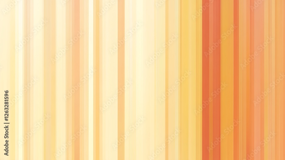 Abstract Warm Hues Vertical Striped Pattern Design