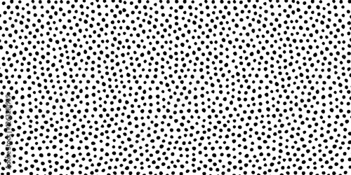 Black and white polka dot pattern