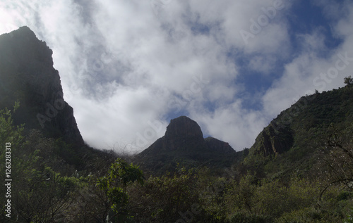 Gran Canaria, landscape of the Tenteniguada, Valsequillo municipality