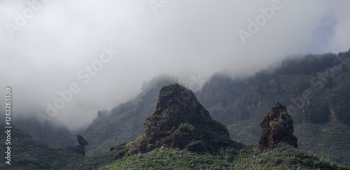 Foto Gran Canaria, landscape of the Tenteniguada, Valsequillo municipality