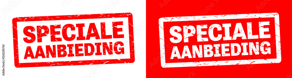 Speciale aanbieding, Special offer in Dutch language Speciale aanbieding, Special offer in Dutch language