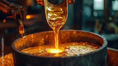 Liquid Gold, A Mesmerizing Glimpse into the Art of Molten Metal Processing and Casting