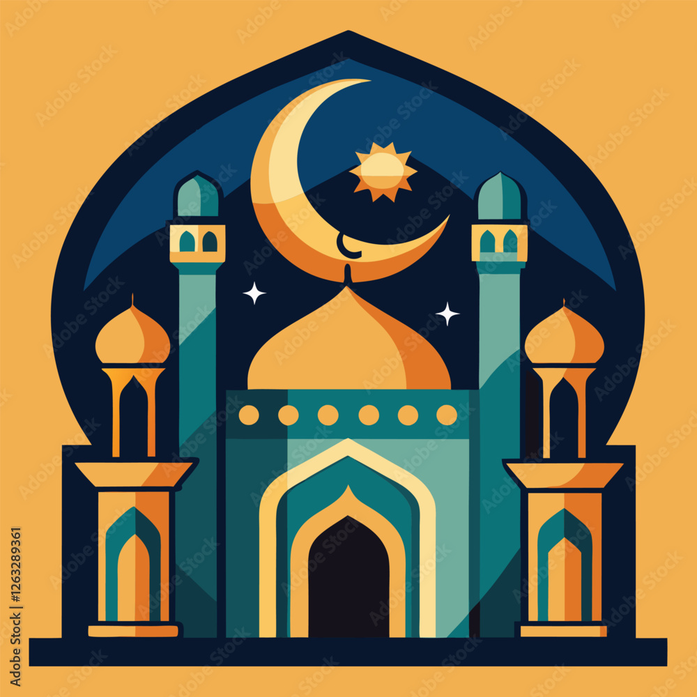 Obraz premium Ramadan,eid ul fitr,eid ul adha poster vector