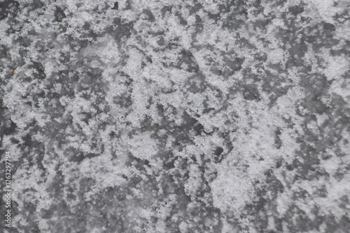 This is lake ice in winter day. This picture looks like an abstract image. photo