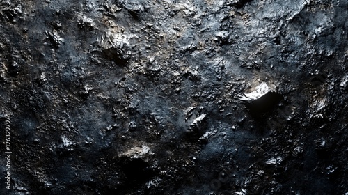 Black Wall with Texture as Background or Mockup
