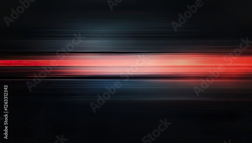 Abstract red speed lines night city blur background design