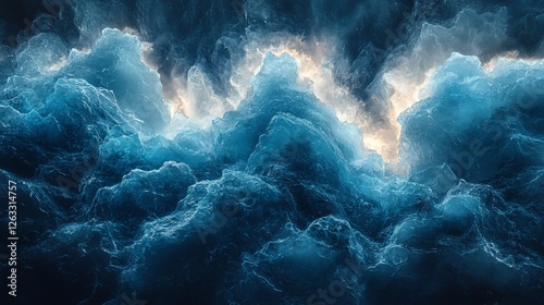 Dramatic stormy cloudscape, night sky,  weather, atmospheric, background image photo