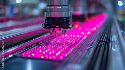 automatic line for the production of processors, microconductors, industry, automation, robotics