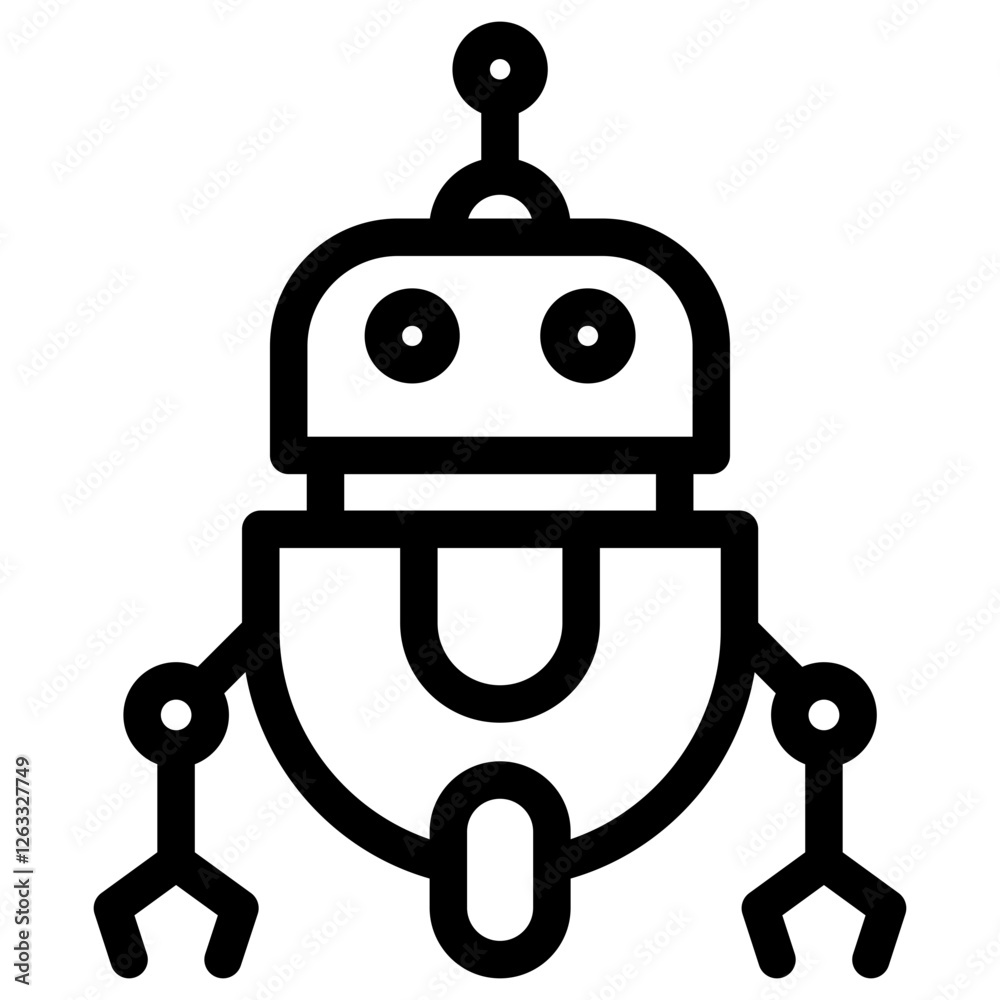 Obraz premium Robot Icon
