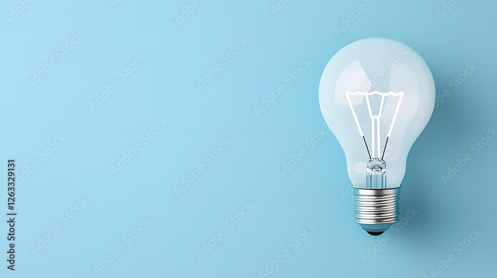 light bulb on blue background symbolizes innovation and creativity. This captures essence of bright ideas and modern design light bulb on blue background symbolizes innovation and creativity. This captures essence of bright ideas and modern design